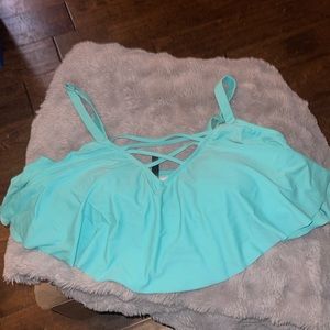 Torrid Flounce Bikini top- Size 3